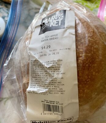 Dutch Apple Raisin Bread, Dutch Apple Raisin