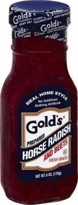 Fresh Grated Prepared Horseradish And Beets