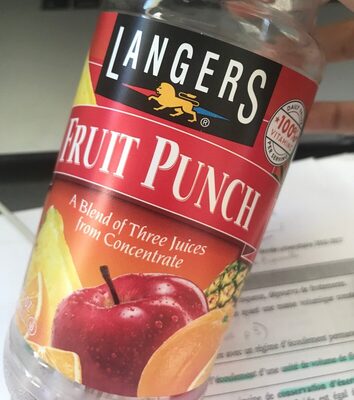 Fruit Punch A Blend Of Three Juices, Fruit Punch