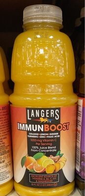 Orange+Lemon+Ginger Turmeric+Zinc+Folic Acid 1000 Mg Immunboost Juice Blend From Concentrate, Orange+Lemon+Ginger