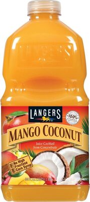 Langers, Juice Cocktail, Mango Coconut, Mango Coconut