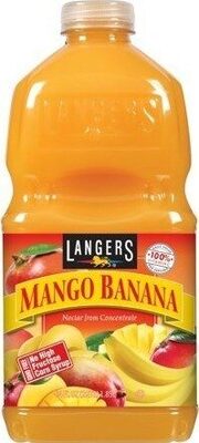 Langers, Nectar From Concentrate, Mango Banana, Mango Banana