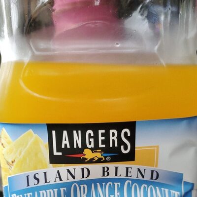 Island Blend Pineapple Orange Coconut Juice Cocktail, Pineapple; Orange; Coconut