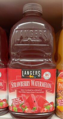 Strawberry Watermelon Flavored Juice Cocktail, Strawberry; Watermelon