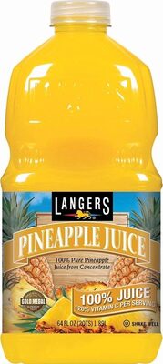 Pineapple 100% Pure Juice From Concentrate, Pineapple