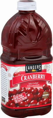 Cranberry Juice Cocktail From Concentrate, Cranberry