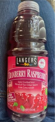 Cranberry Raspberry Juice Cocktail In A Blend Of Two Other Juices From Concentrate, Cranberry Raspberry