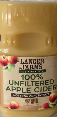 100% Unfiltered Apple Cider