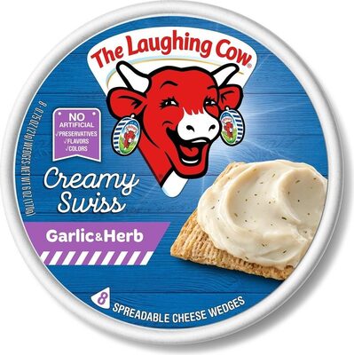 Creamy Garlic & Herb Spreadable Spreadable Cheese Wedges, Garlic; Herb