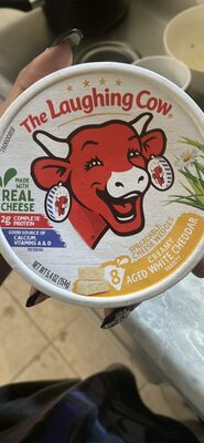 Creamy Aged White Cheddar Variety Spreadable Cheese Wedges, Creamy Aged White Cheddar