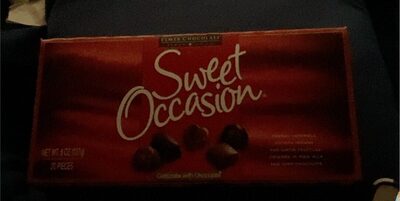 Sweet Occasion Assorted Chocolates, Caramel, Strawberry Creme, Orange Creme, Cocoa Truffle, Chocolate Caramel