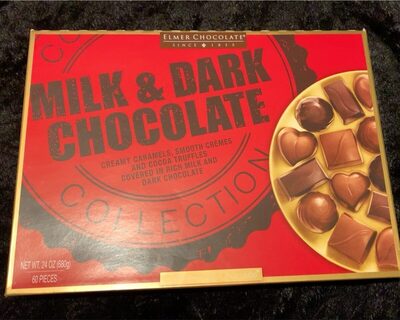 Milk & Dark Chocolate Creamy Caramels, Smooth Creme And Cocoa Truffles Covered In Rich Milk And Dark Chocolate, Chocolate Caramel, Strawberry Creme, Orange Creme, Cocoa Truffle, Caramel