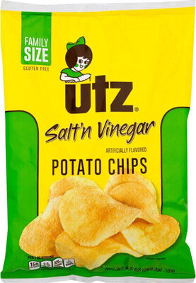 Salt'N Vinegar Flavored Potato Chips, Salt'N Vinegar