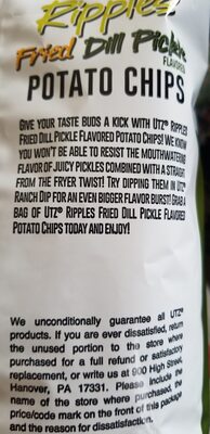 Fried Dill Pickle Flavored Ripples Potato Chips, Fried Dill Pickle