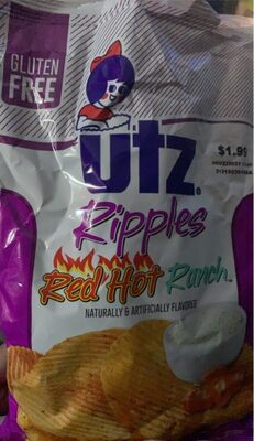 Red Hot Ranch Ripple Potato Chips 