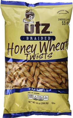 Honey Wheat Braided Twists Pretzels, Honey Wheat