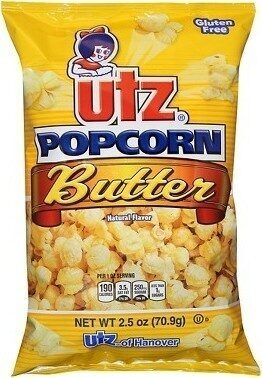 Gluten Free Butter Flavored Popcorn, Butter