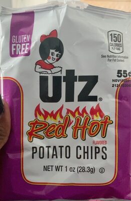 Red Hot Flavored Potato Chips, Red Hot