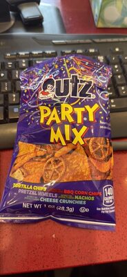 Tortilla Chips, BBQ Corn Chips, Cheese Crunchies, Nachos, Pretzel Wheels Party Mix, Tortilla, BBQ Corn, Cheese, Nachos