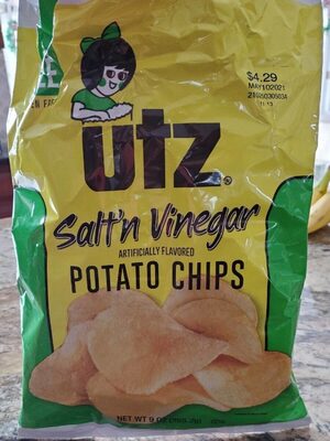 Salt'N Vinegar Flavored Potato Chips, Salt'N Vinegar