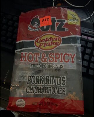 Chicharrones Hot & Spicy Fried Pork Rinds