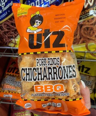 Chicharrones BBQ Flavored Fried Pork Rinds, BBQ