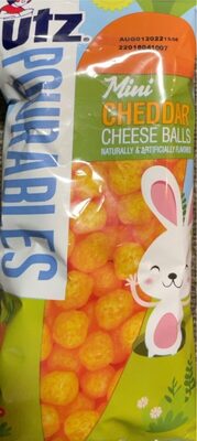 Cheddar Flavored Mini Cheese Balls, Cheddar