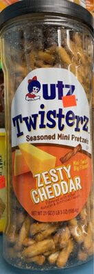 Zesty Cheddar Seasoned Mini Pretzels, Zesty Cheddar