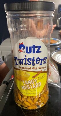 Tangy Mustard Flavored Seasoned Mini Pretzels, Tangy Mustard