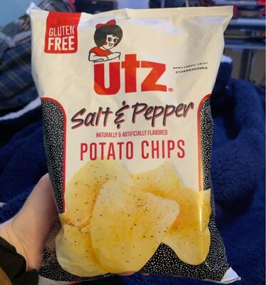 Gluten Free Salt & Pepper Potato Chips, Salt; Pepper