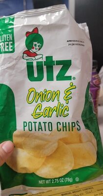 Gluten Free Onion & Garlic Potato Chips, Onion; Garlic