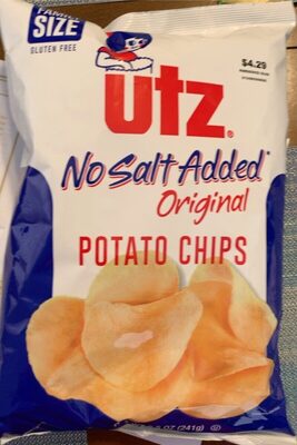 Original No Salt Added Potato Chips