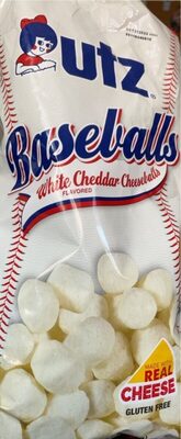Baseballs White Cheddar Flavored Cheeseballs, White Cheddar