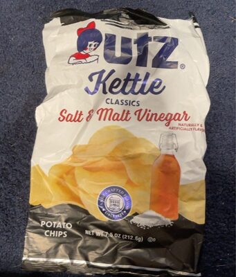 Kettle Classics Salt & Malt Vinegar Potato Chips, Salt; Malt Vinegar