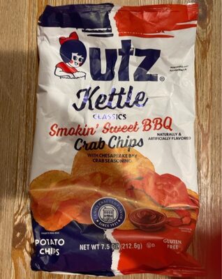 Kettle Classic Smokin' Sweet Crab Potato Chips, Smokin' Sweet BBQ