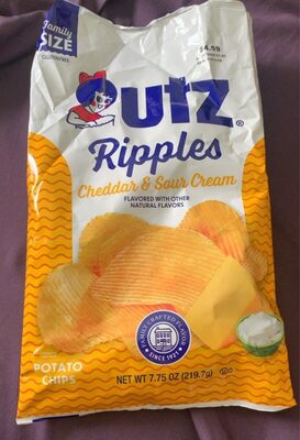Cheddar & Sour Cream Potato Chips, Cheddar; Sour Cream