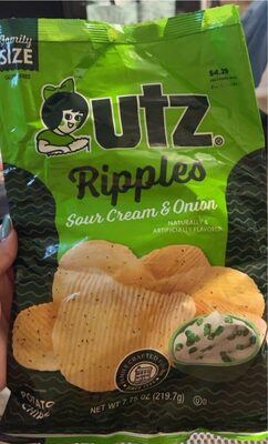 Sour Cream & Onion Potato Chips, Sour Cream; Onion