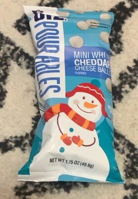 White Cheddar Flavored Mini Cheese Balls, White Cheddar