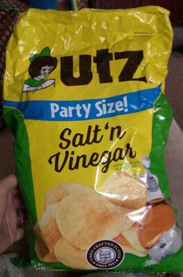 Salt'N Vinegar Potato Chips, Salt; Vinegar