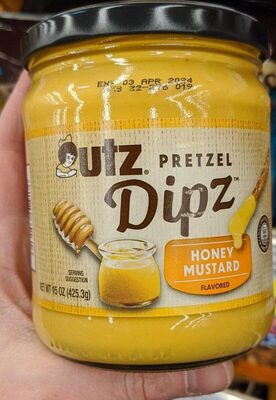 Honey Mustard Flavored Pretzel Dipz , Honey; Mustard