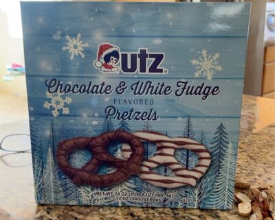 Chocolate & White Fudge Pretzels, Chocolate & White Fudge