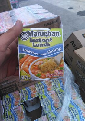 Lime Flavor With Shrimp Ramen Noodle Soup, Lime With Shrimp
