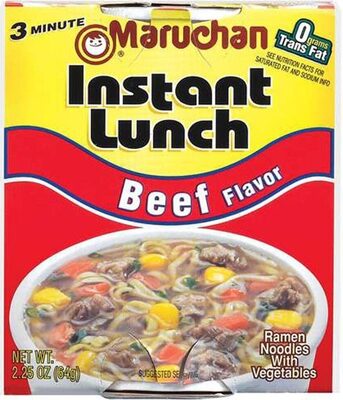 Ramen Noodles With Vegetables, Beef