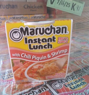 Hot & Spicy With Chili Piquin & Shrimp Ramen Noodle Soup, Hot & Spicy With Chili Piquin & Shrimp