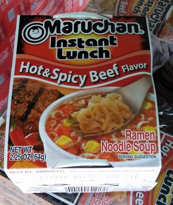 Hot & Spicy Beef Flavor Ramen Noodle Soup, Hot & Spicy Beef