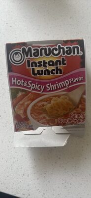 Hot & Spicy Flavor With Shrimp Ramen Noodle Soup, Hot & Spicy Shrimp