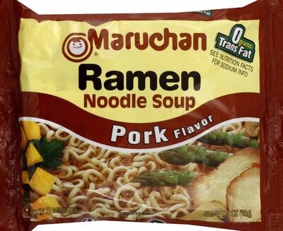 Pork Ramen Noodle Soup, Pork