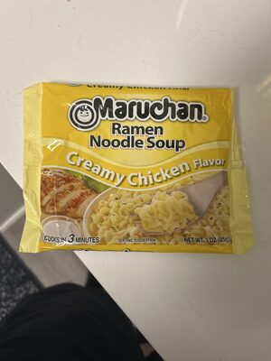 Ramen Noodle Soup, Creamy Chicken Flavor