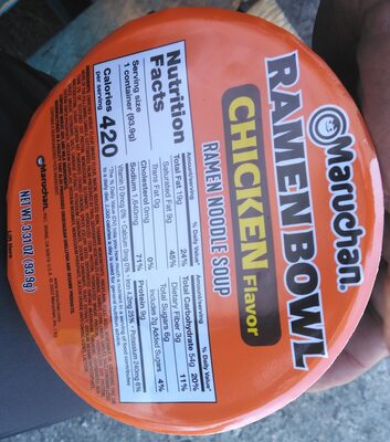 Ramen Chicken Noodle Soup Bowl, Chicken