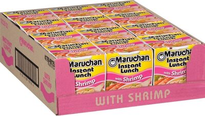 Instant Lunch Ramen Noodle Soup With Shrimp, Shrimp